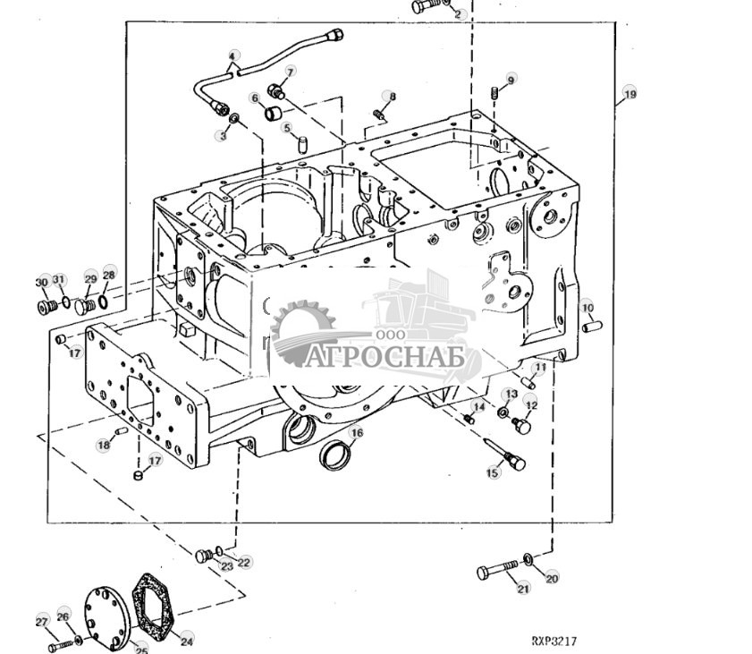 Картер трансмиссии 